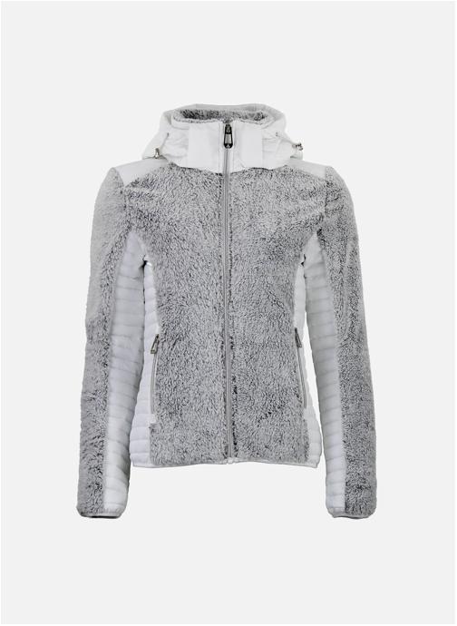 Peak Mountain Vestes polaires Blouson polaire femme AMARANT BLANC femme blanc
