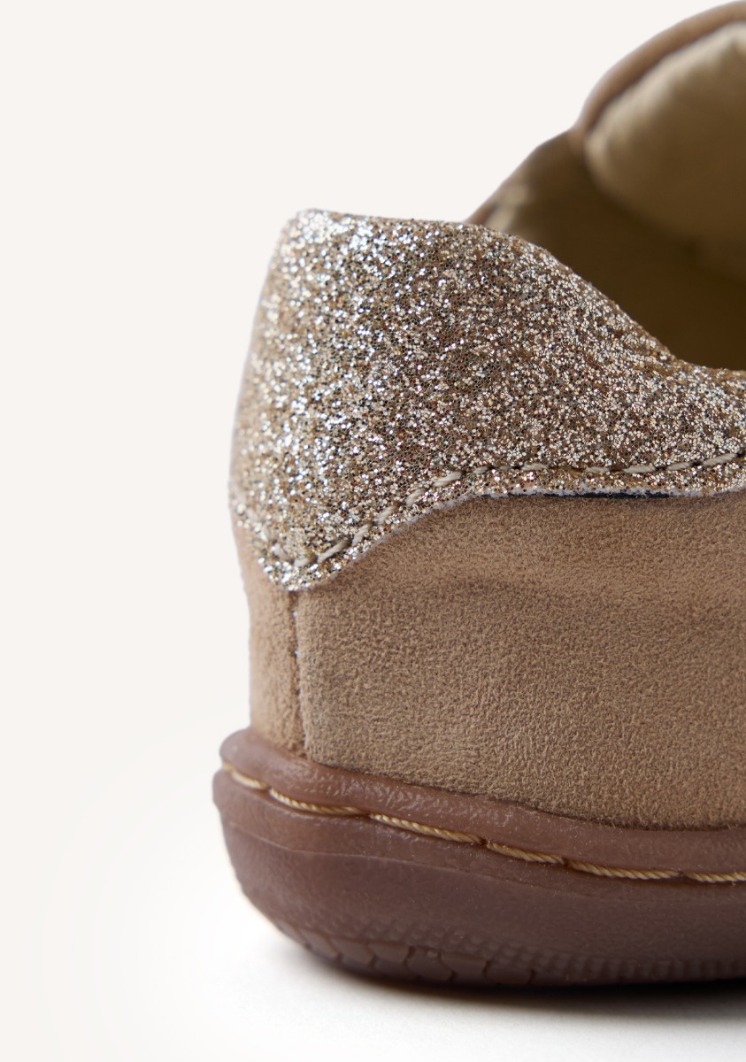 GIOSEPPO Barefoot Baskets Cuir Saranac - Chaussures Minimalistes Flexibles Pour Enfants, Bout Large Et Zéro Drop