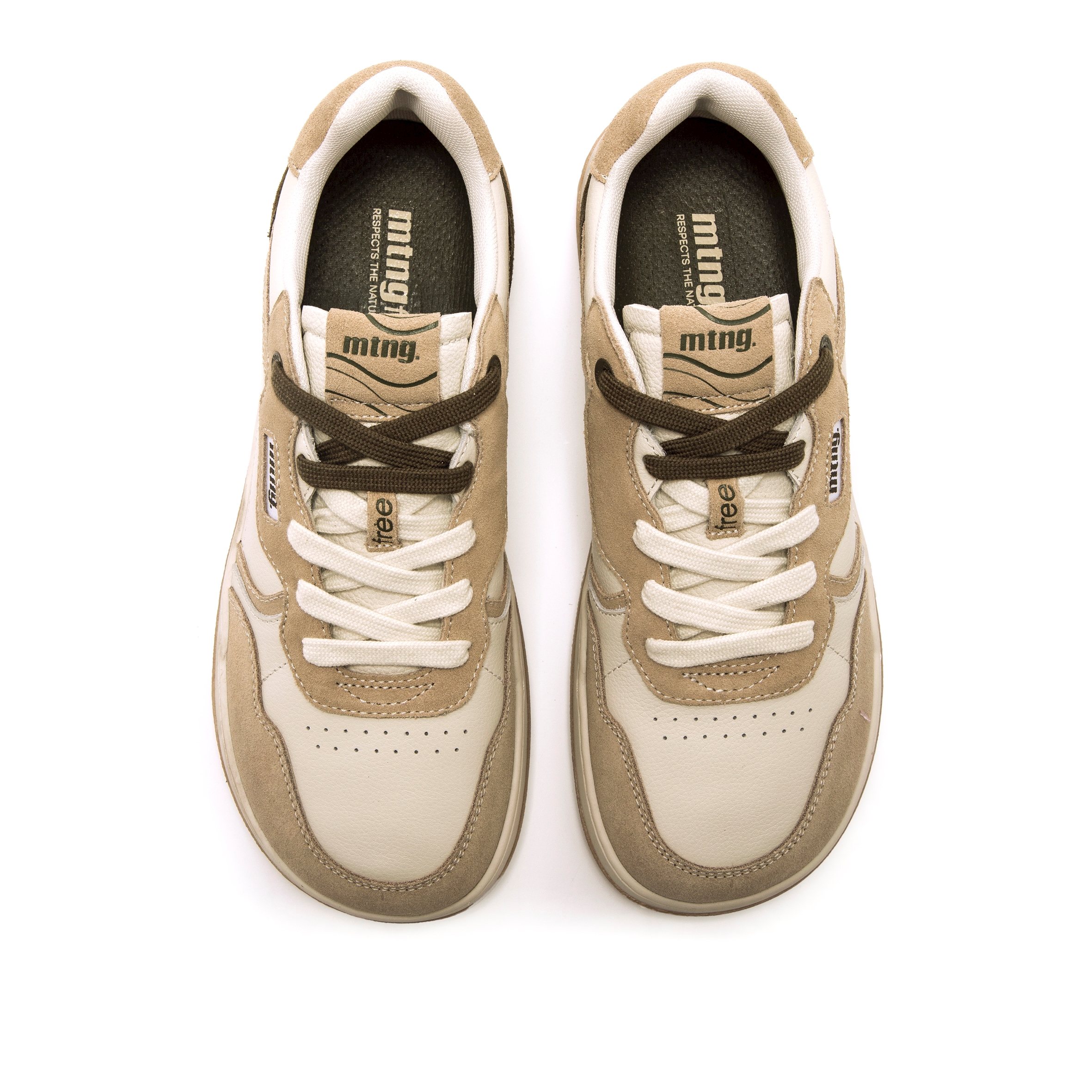MTNG Sneakers Barefoot Uomo Free-Miami 84847 – Pelle Bianca E Blu