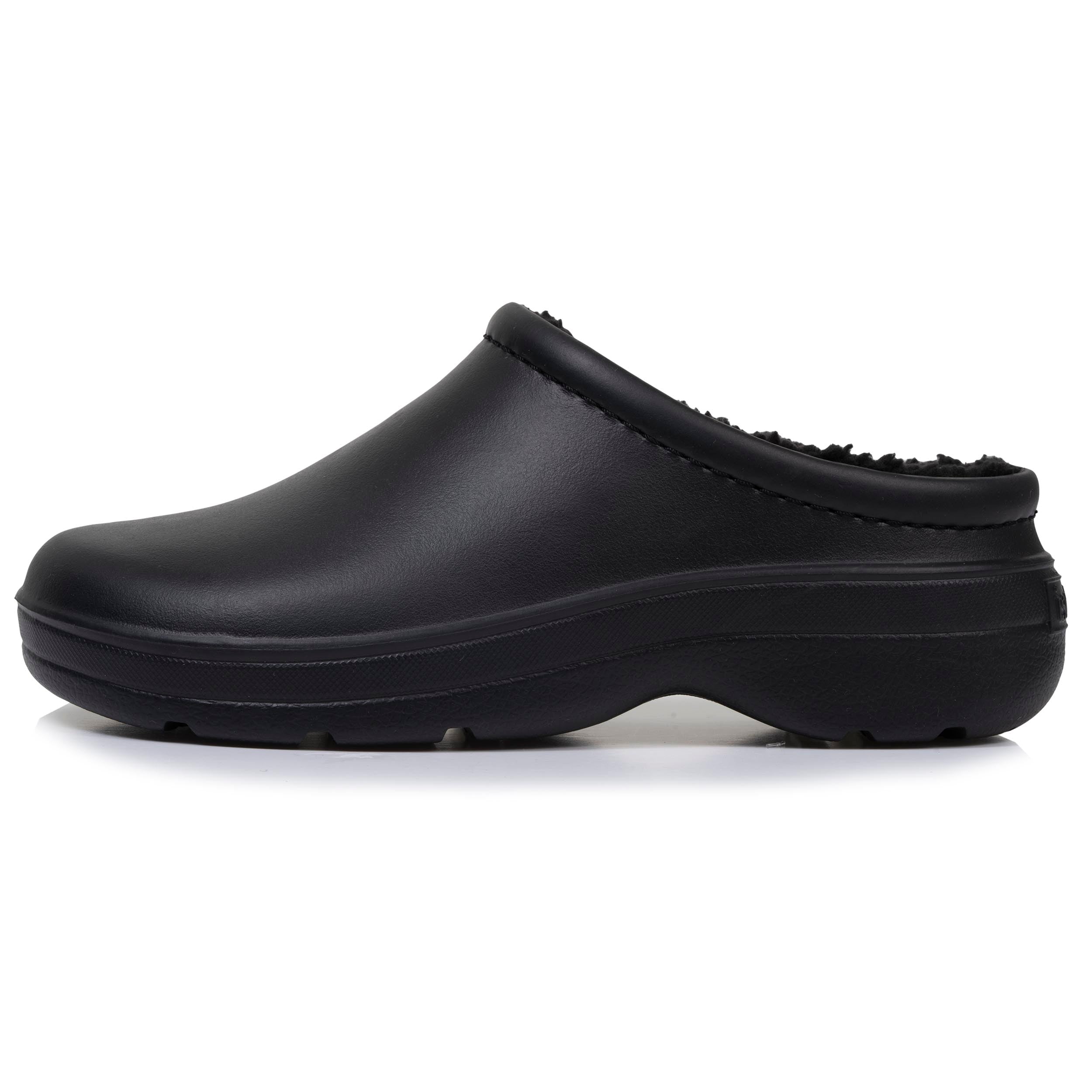 Mules Sabots de jardin Femme fourrés Noir femme noir Isotoner Mules Sabots de jardin Femme fourrés Noir femme noir Noir verni