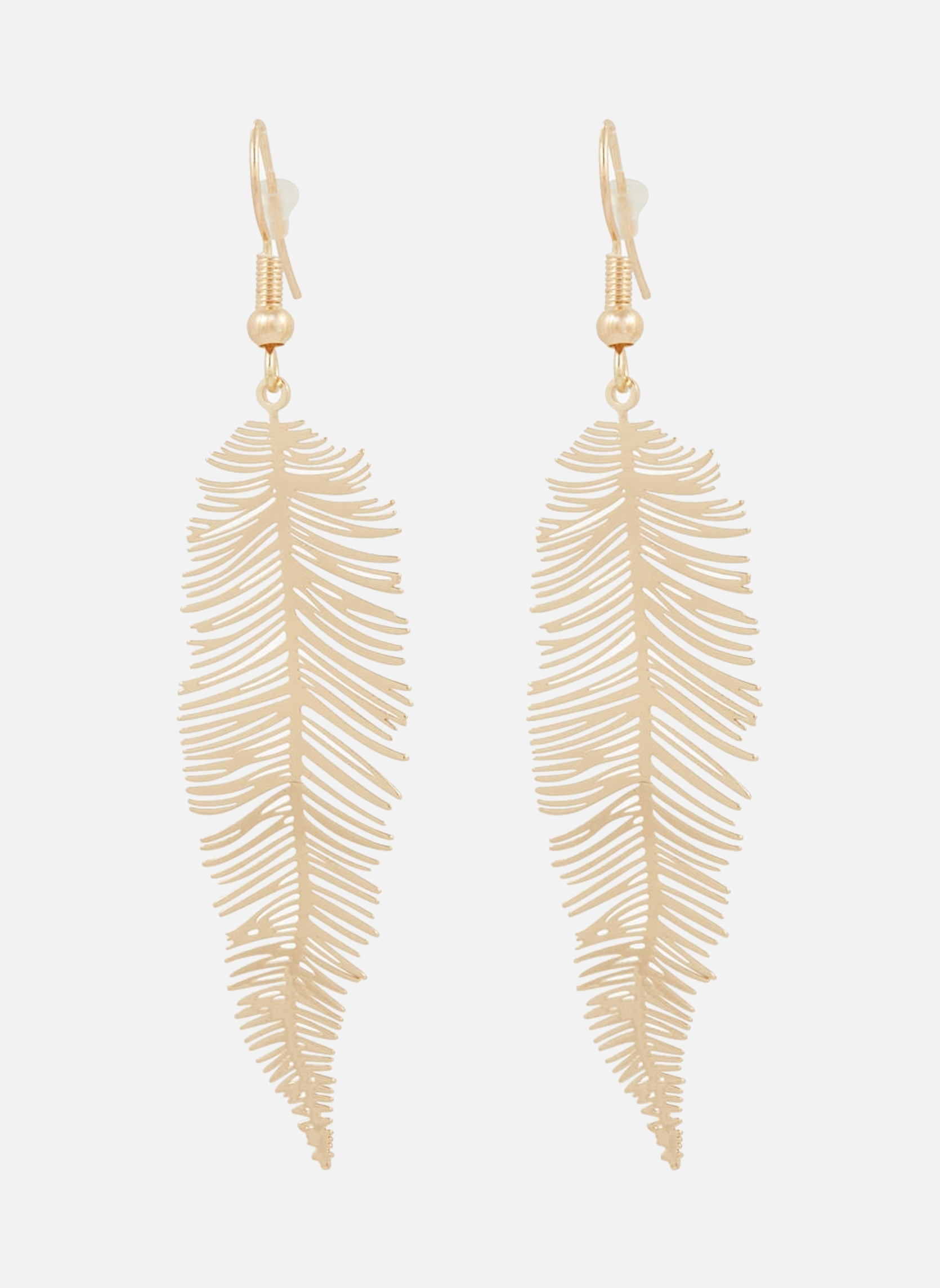 Boucles D'oreilles Créoles En Laiton Doré Cœur Filigrane - 81stgeneration, Neuves Avec étiquettes