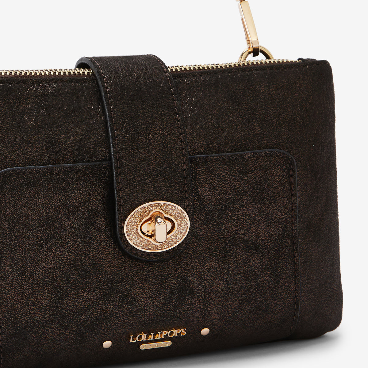 Sac à Main Vintage Lollipops – Marron – Style Fourre-tout Rétro Femme