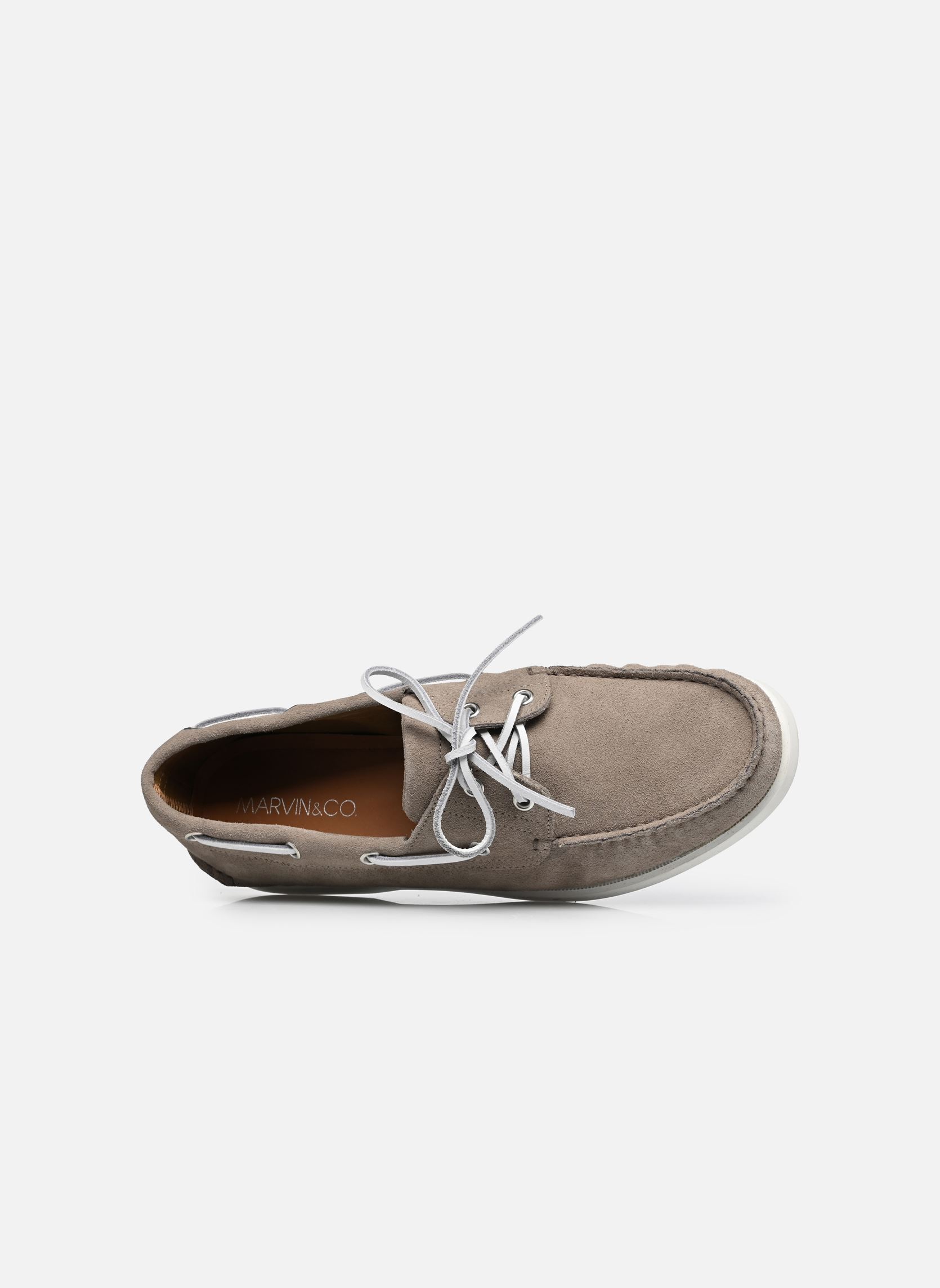 Chaussures bateaux MEBIN homme beige Marvin&Co Chaussures bateaux MEBIN homme beige Gris Taupe