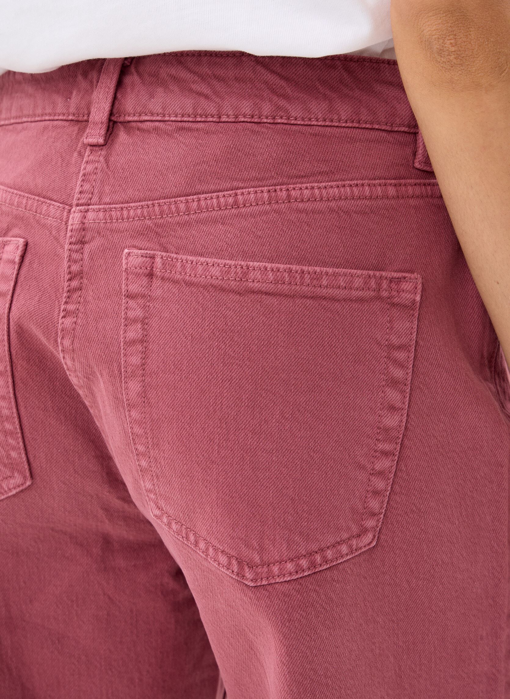 Wijde jeans / Flared Jeans PWIDY dames roze MADE BY Wijde jeans / Flared Jeans PWIDY dames roze ROSE WINE