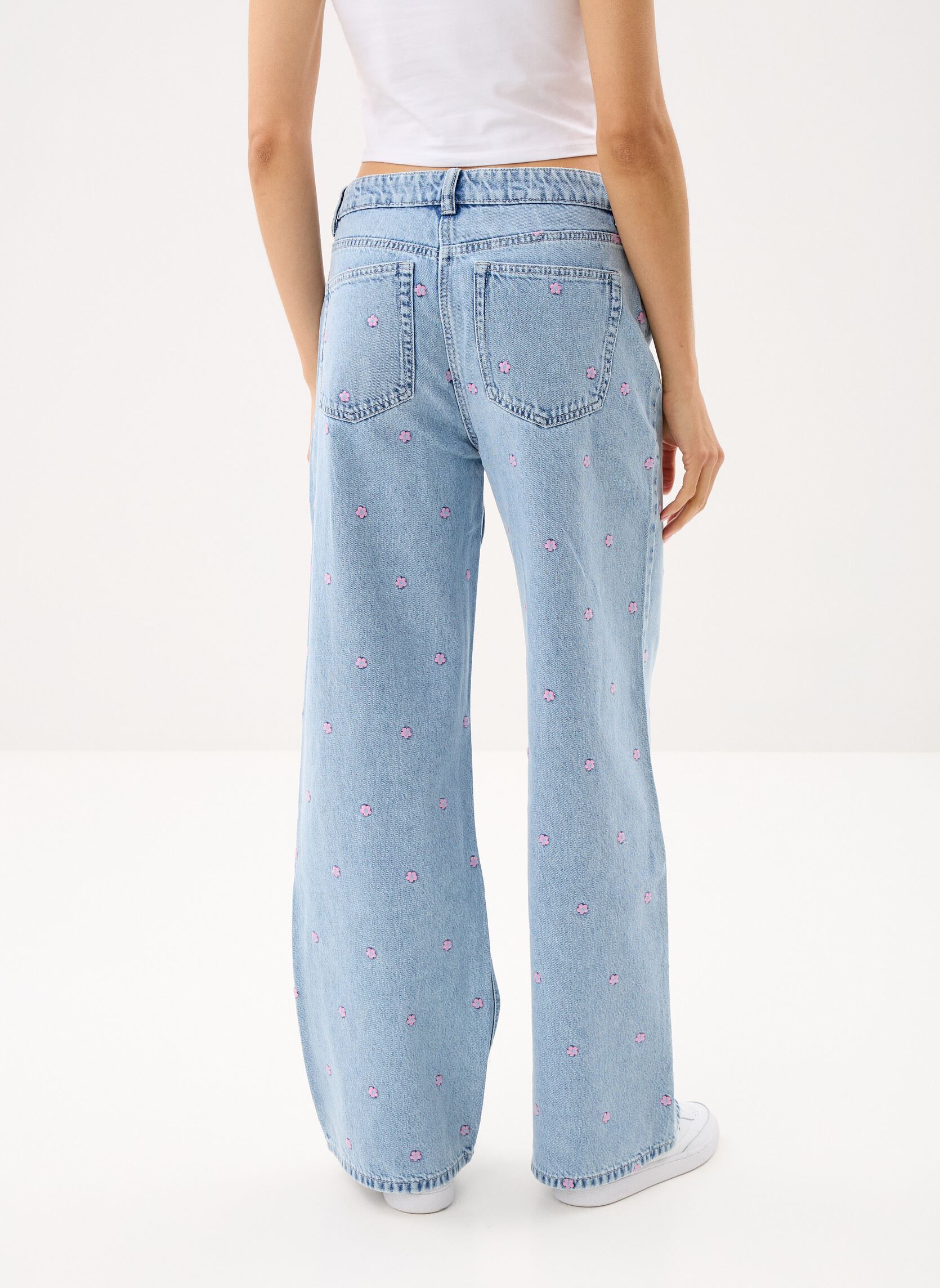 Wijde jeans / Flared Jeans PWIDE-BROD dames blauw MADE BY Wijde jeans / Flared Jeans PWIDE-BROD dames blauw BROD-DEHO-B