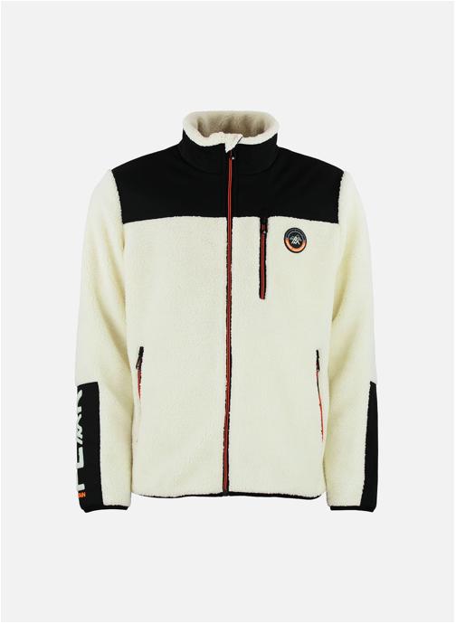 Peak Mountain Vestes polaires Blouson polaire homme CAFORN ECRU homme blanc