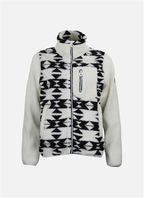 Peak Mountain Vestes polaires Blouson polaire femme ARTHUR ECRU femme blanc