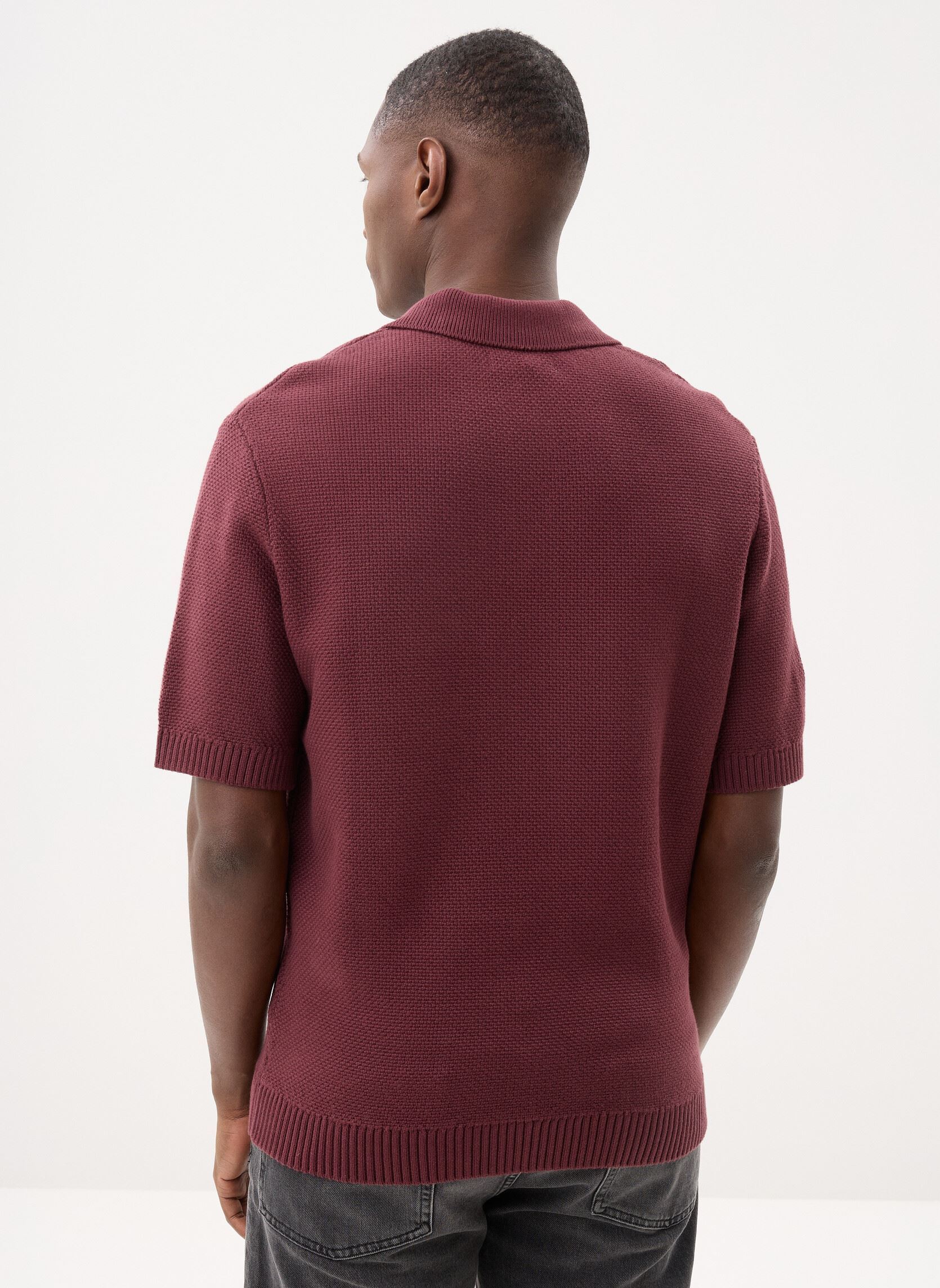 Polos manches courtes TVALENTIN polo homme marron Marvin&Co Polos manches courtes TVALENTIN polo homme marron SASSAFRAS PRUNE