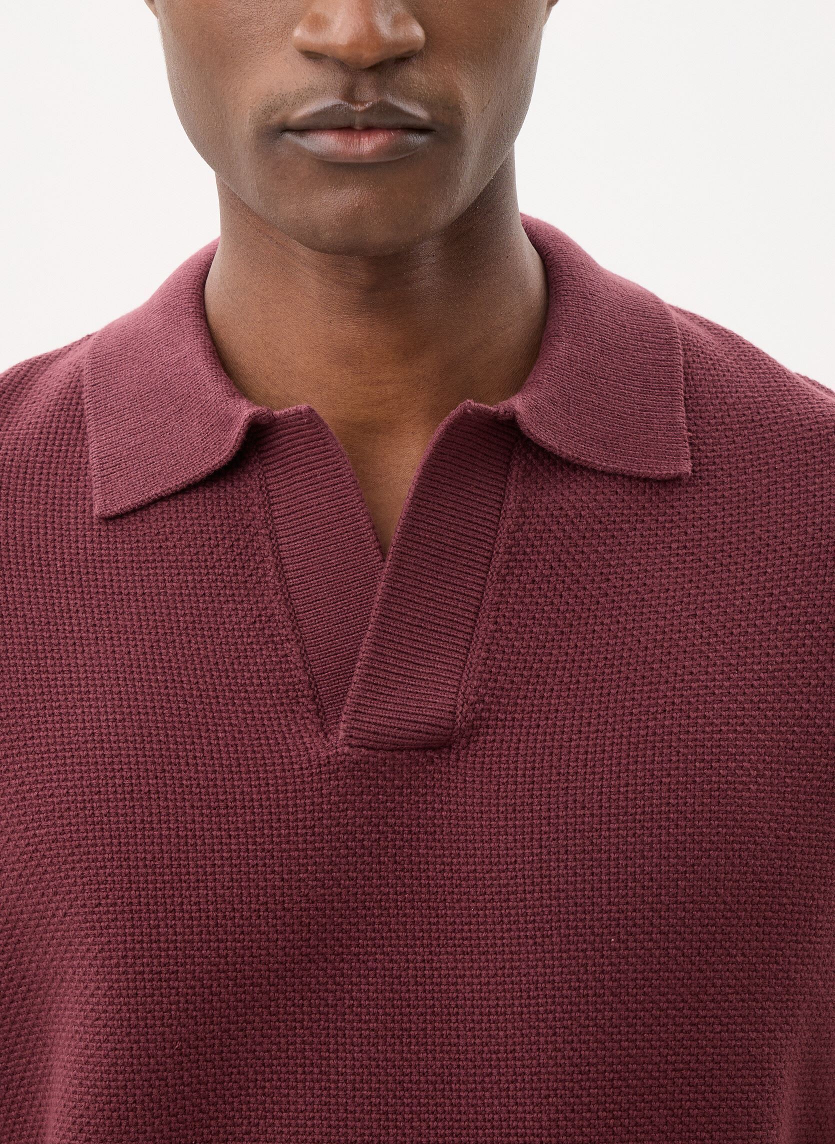 Polos manches courtes TVALENTIN polo homme marron Marvin&Co Polos manches courtes TVALENTIN polo homme marron SASSAFRAS PRUNE