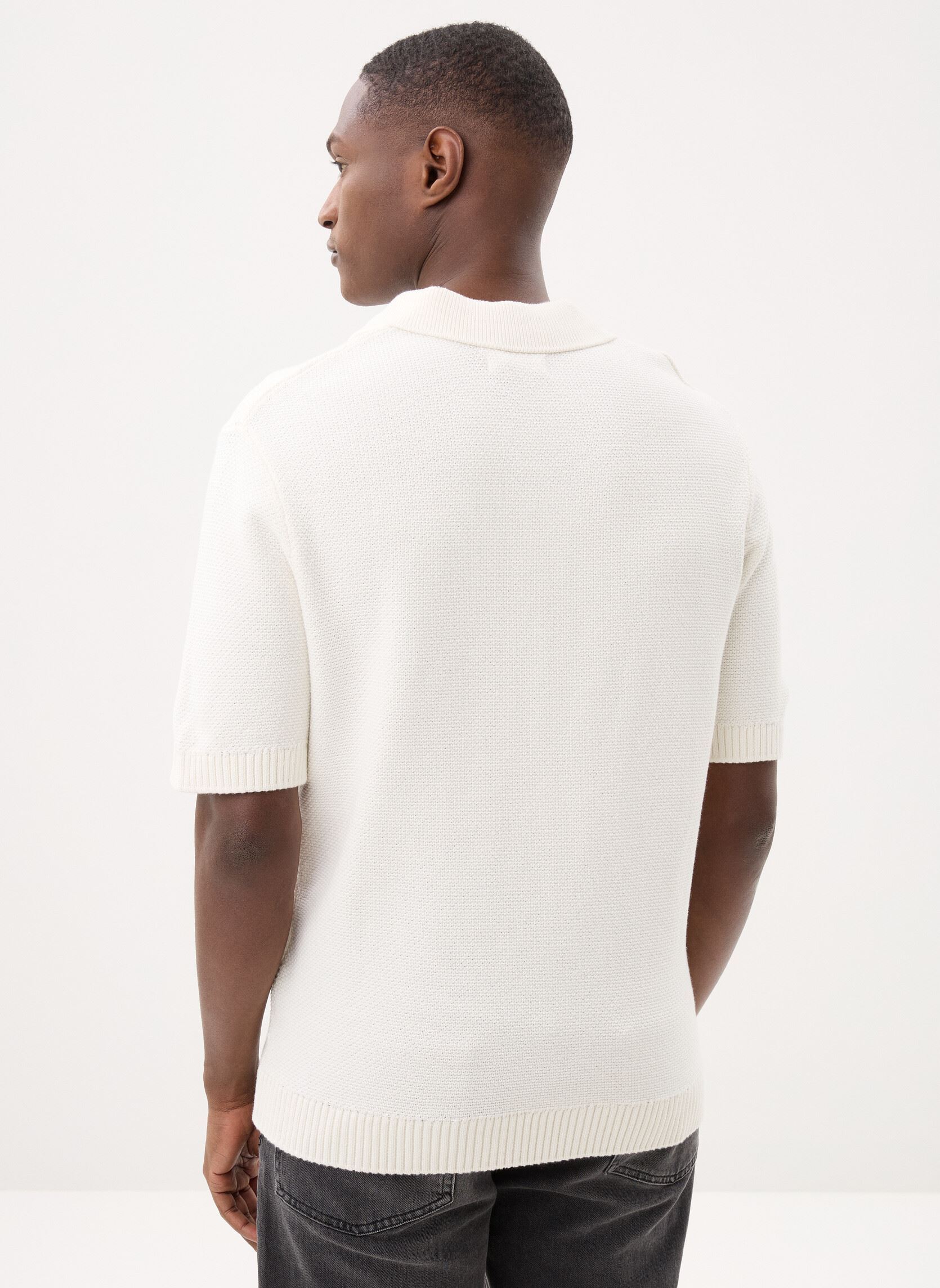 Korte mouwen polo's TVALENTIN polo heren beige Marvin&Co Korte mouwen polo's TVALENTIN polo heren beige COCONUT MILK
