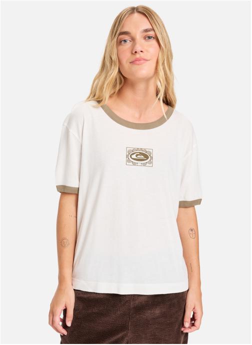 Quiksilver Tee-shirts Ringer Screen femme blanc