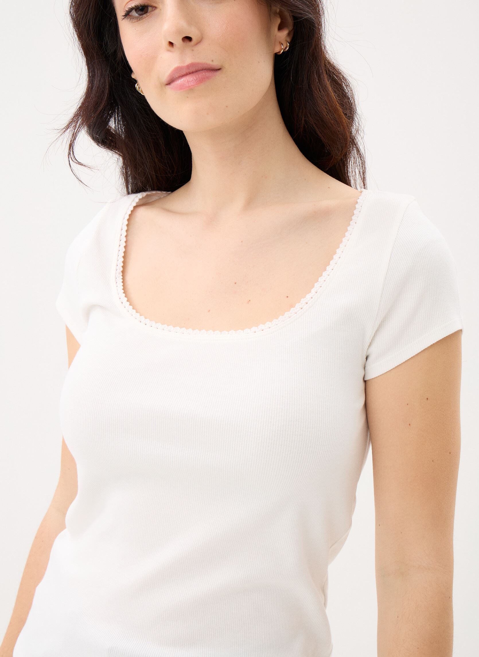 Tee-shirts manches courtes THAIS femme beige MADE BY Tee-shirts manches courtes THAIS femme beige Cloud Dancer