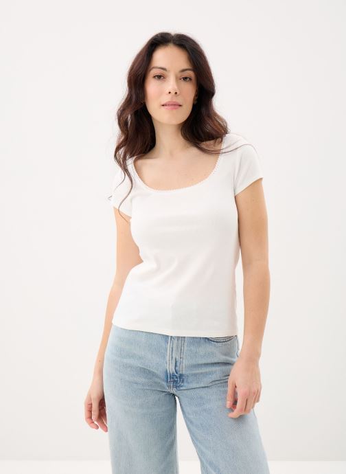 MADE BY Tee-shirts manches courtes THAIS femme beige