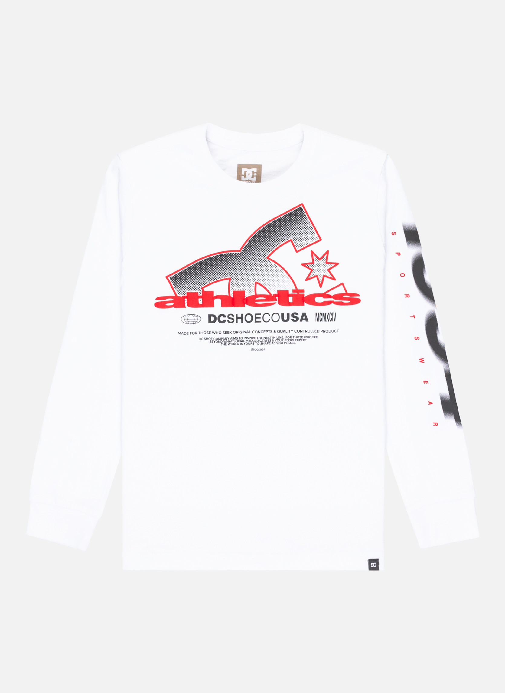 Tee-shirts Slathletic garçon blanc DC Shoes Tee-shirts Slathletic garçon blanc Blanc