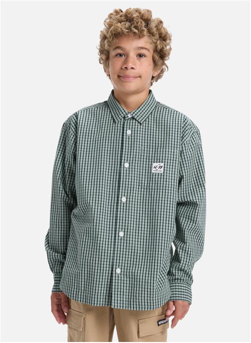DC Shoes Chemises Game On garçon vert