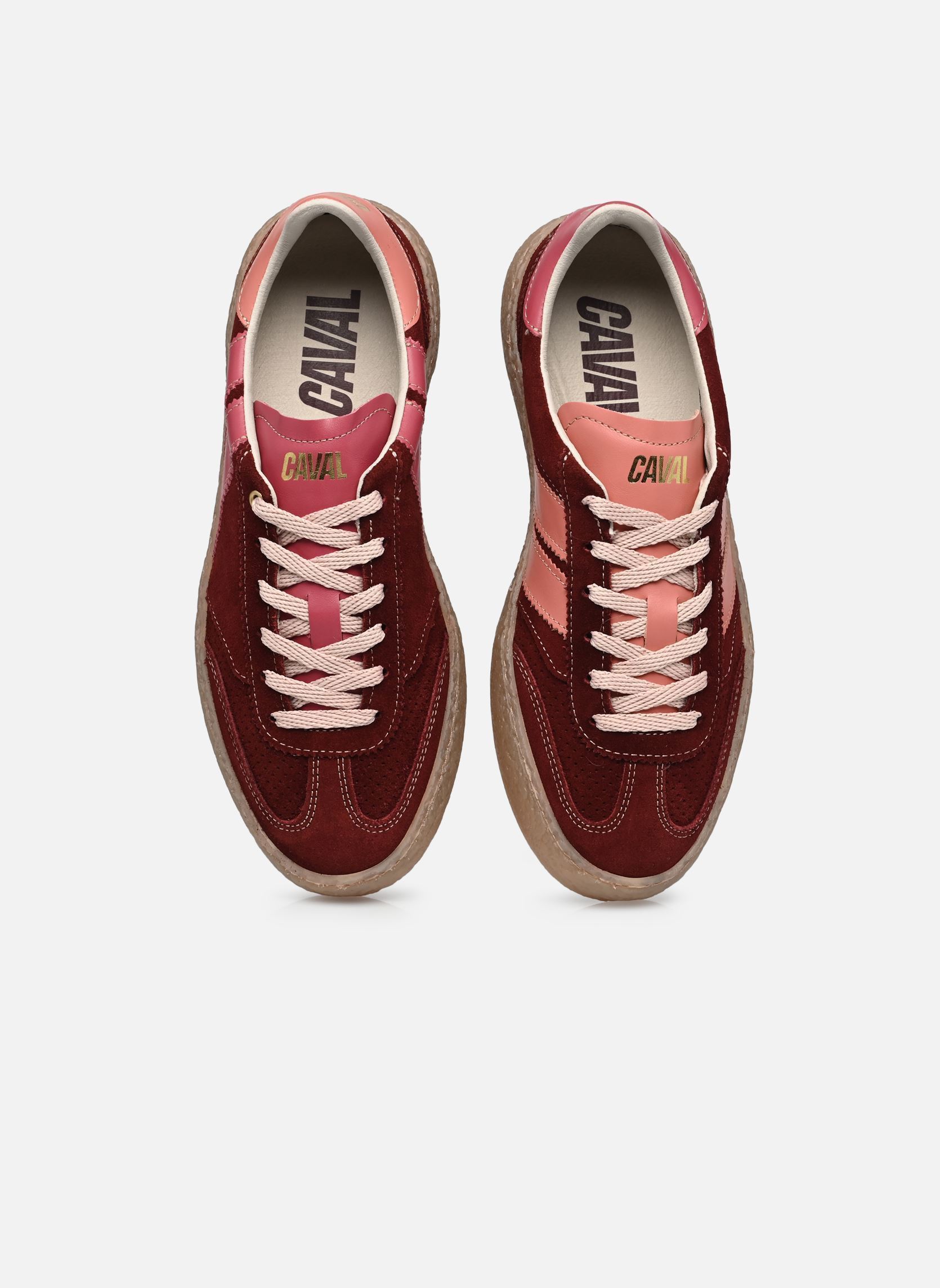 Baskets HIGH PULSE femme bordeaux Caval Baskets HIGH PULSE femme bordeaux CHEEKY PEONY