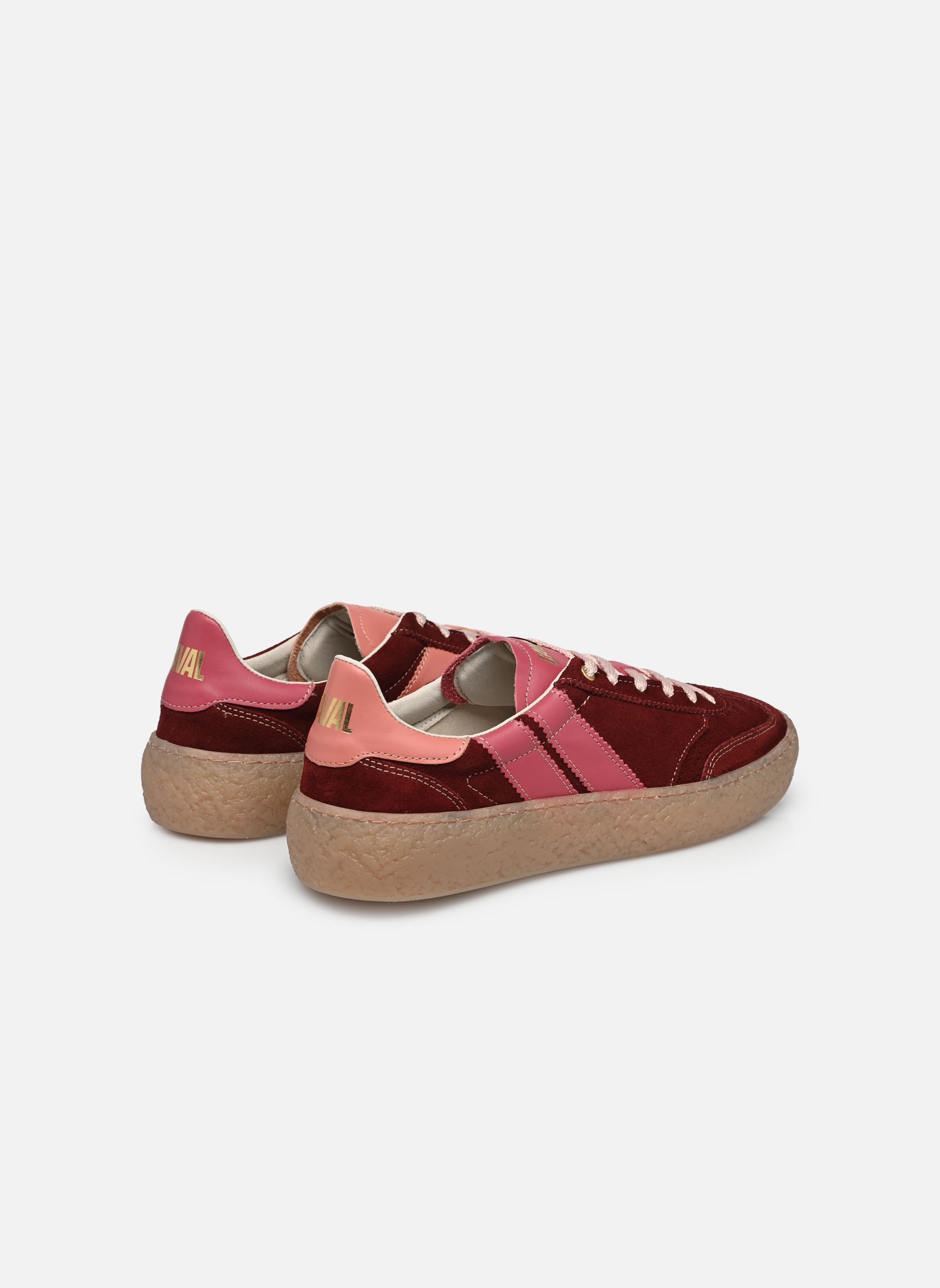Baskets HIGH PULSE femme bordeaux Caval Baskets HIGH PULSE femme bordeaux CHEEKY PEONY