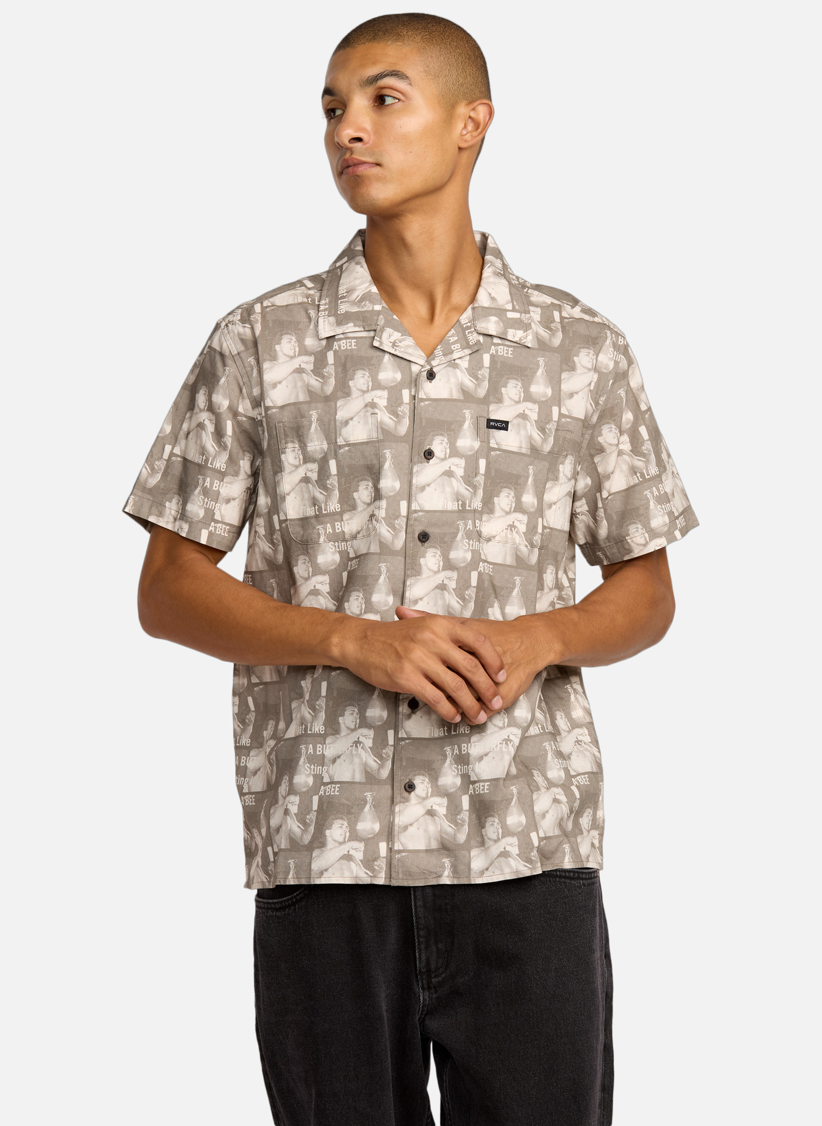 Chemise Reel Legends Fresh Homme Taille L – Manches Courtes, Multicolore, En Polyester