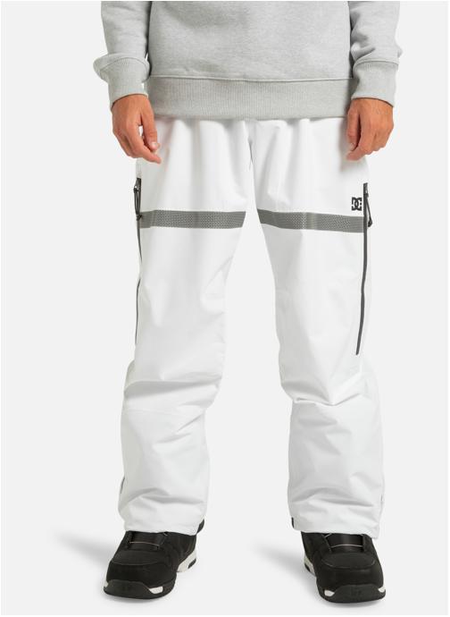 DC Shoes Pantalons droits Squadron 30K homme blanc