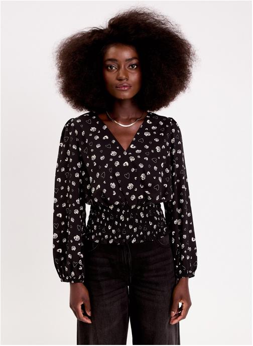 Cache Cache Blouses BLOCREPSMOKA femme noir