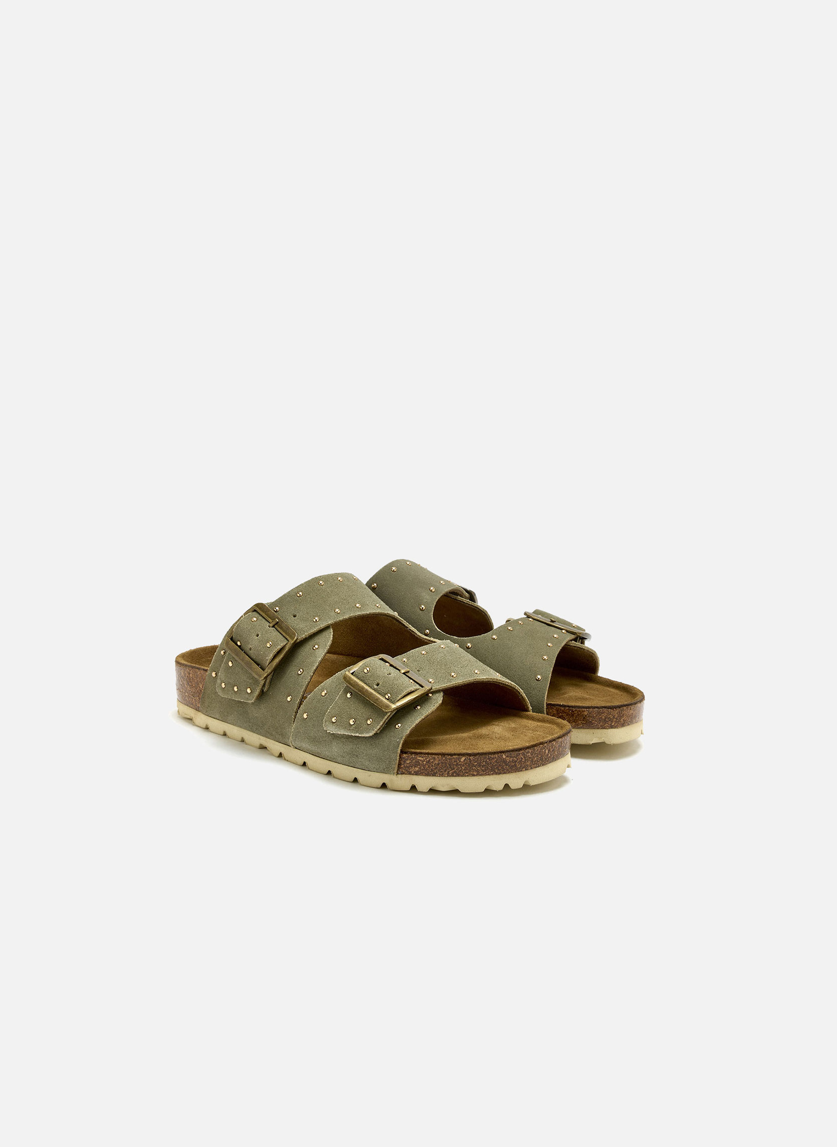 Mules MULES femme vert Pediconfort Mules MULES femme vert Kaki