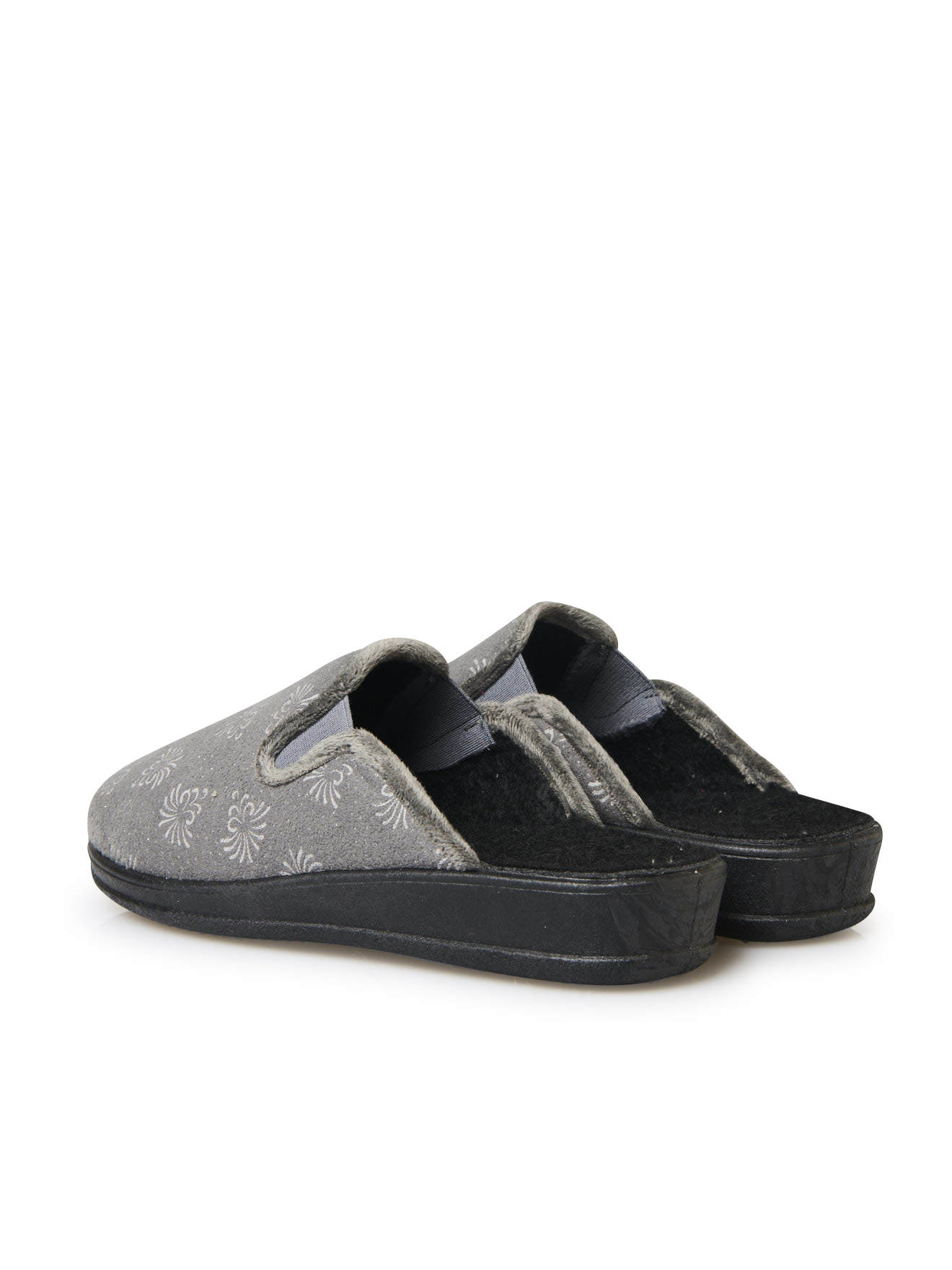 Chaussons PANTOUFLES femme gris Pediconfort Chaussons PANTOUFLES femme gris Gris