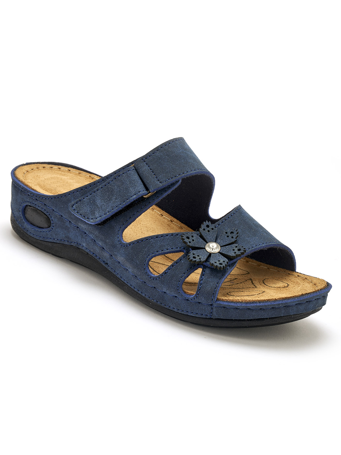 Mules MULES femme bleu Pediconfort Mules MULES femme bleu Bleu marine