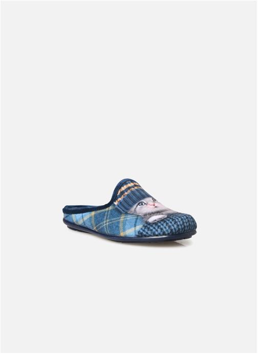 Pediconfort Chaussons PANTOUFLES femme bleu