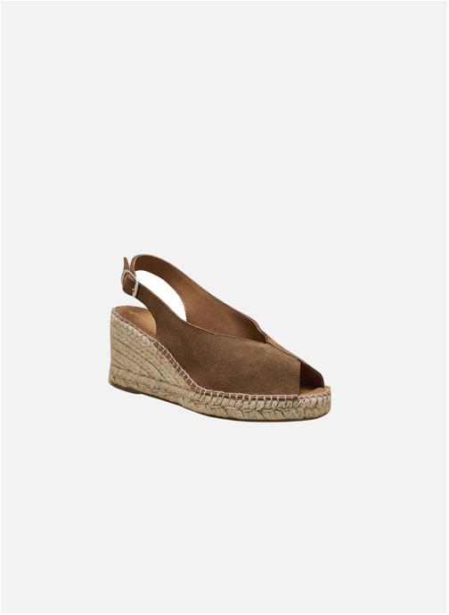 Pediconfort Espadrilles plates SANDALES femme marron