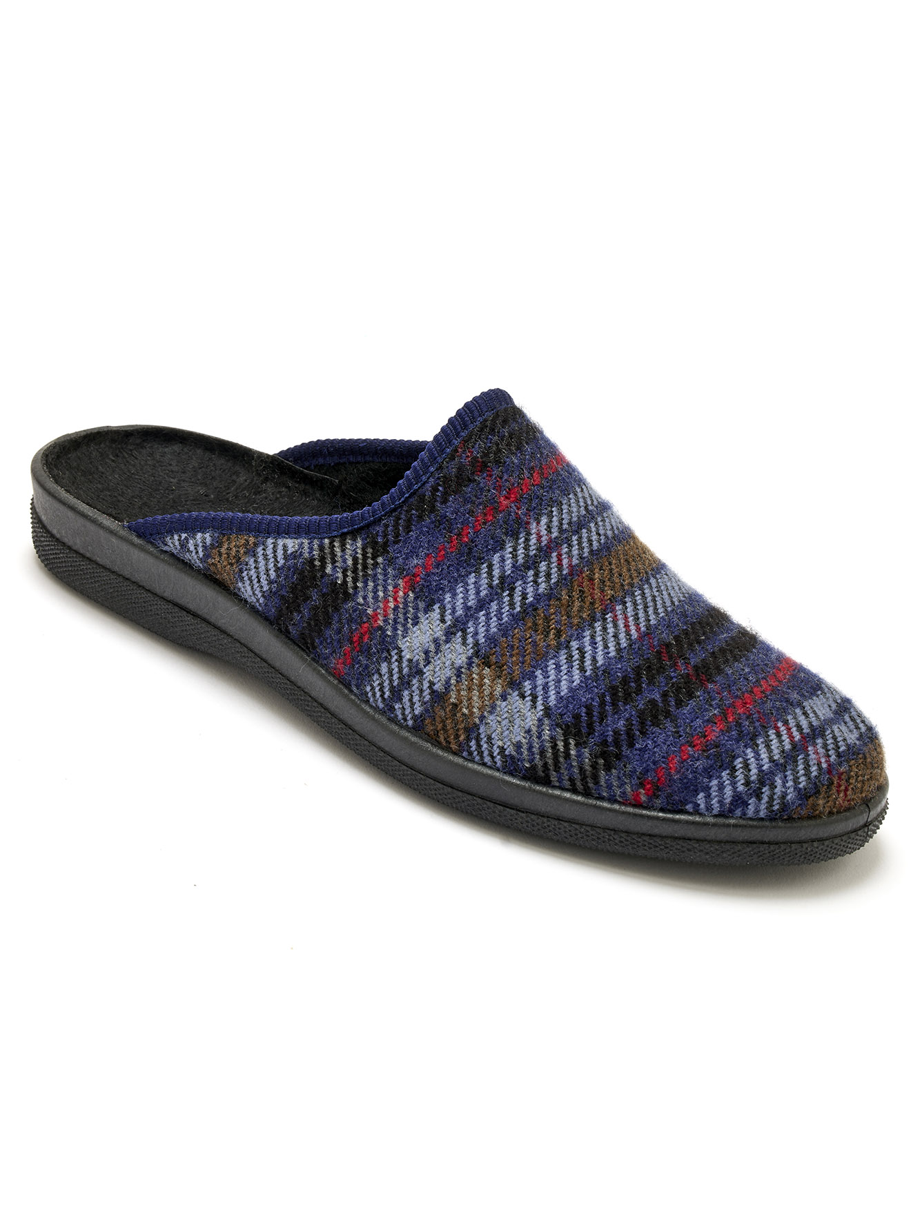 Chaussons PANTOUFLES femme bleu Pediconfort Chaussons PANTOUFLES femme bleu Bleu