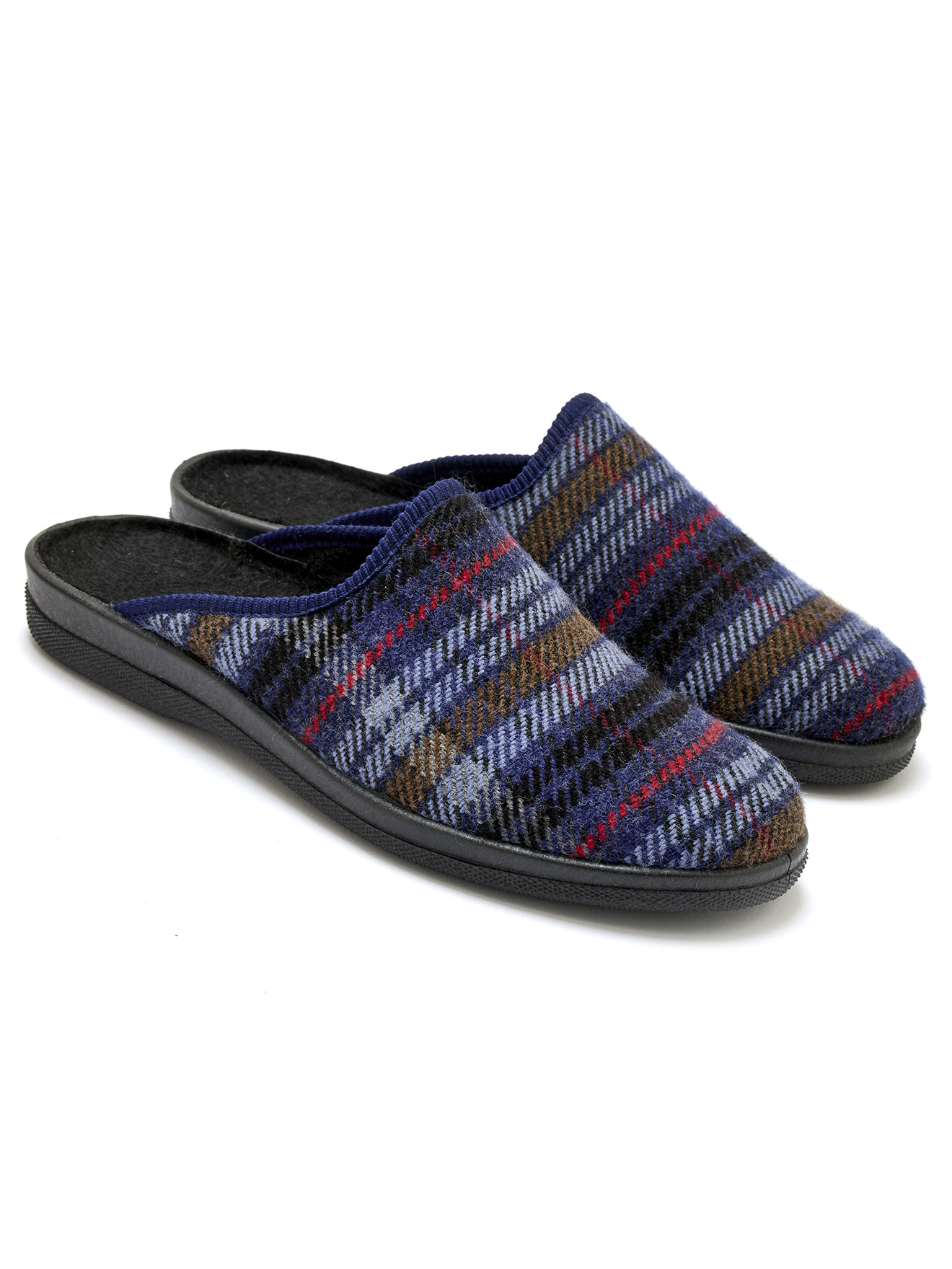 Chaussons PANTOUFLES femme bleu Pediconfort Chaussons PANTOUFLES femme bleu Bleu