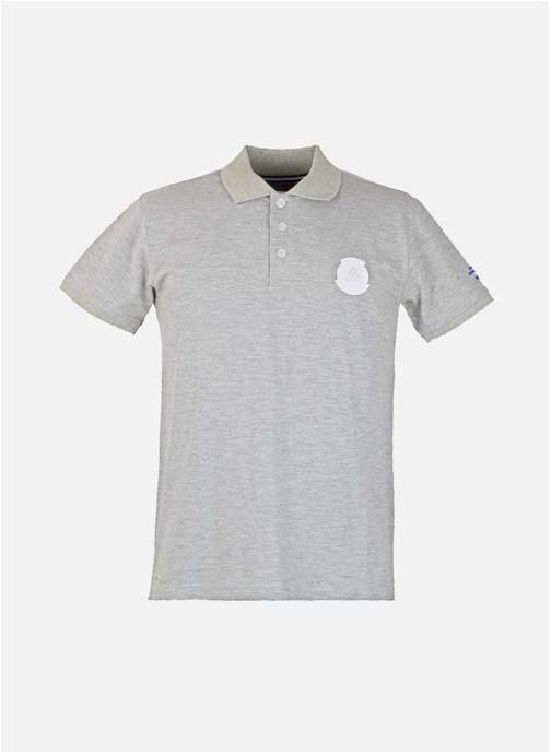 Peak Mountain Polos Polo manches courtes homme CORNELIUS GRIS homme gris