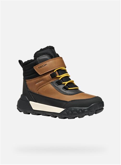 Geox Bottines TREKKYUP BOY garçon marron