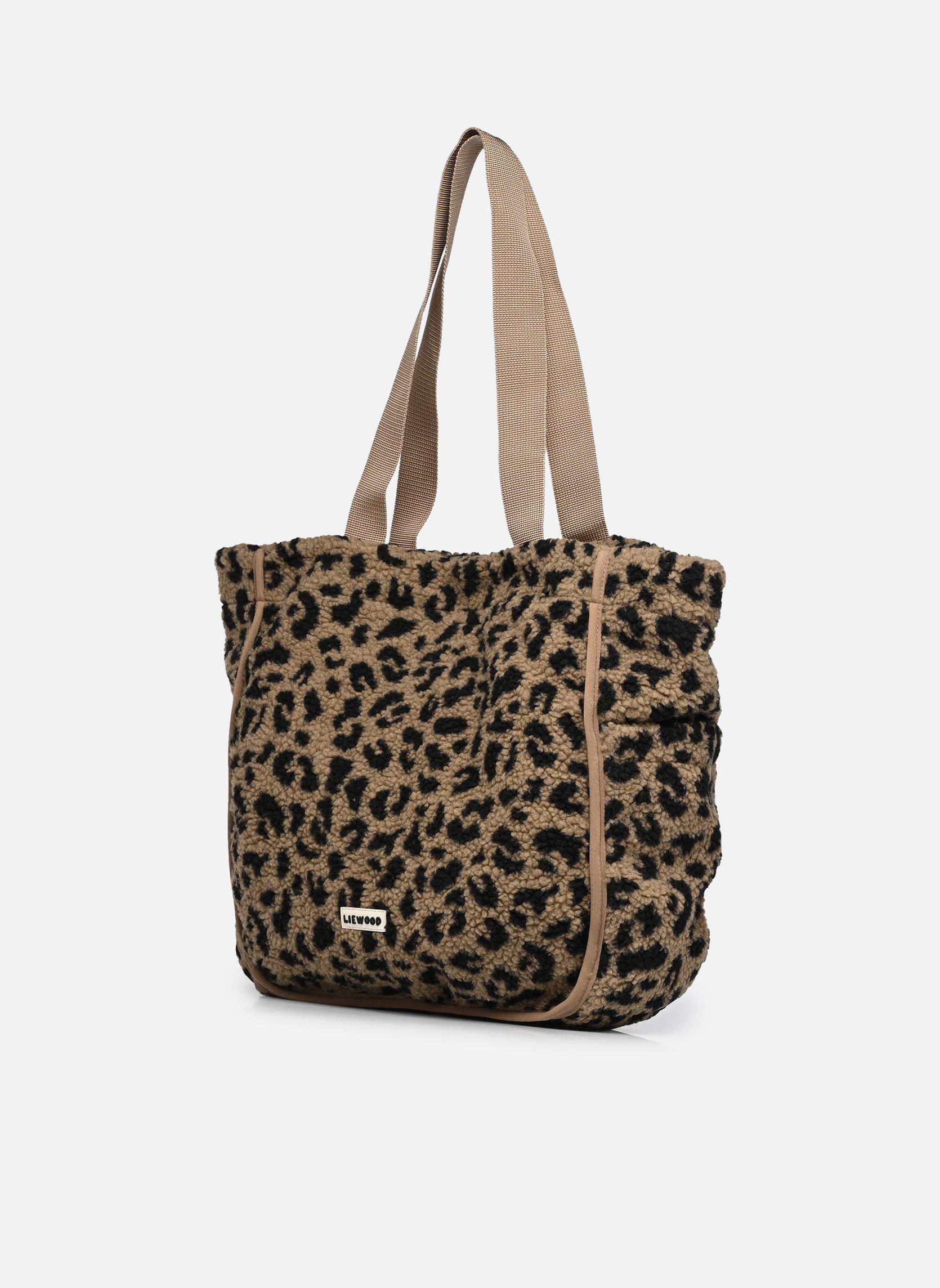 Grote winkelzak Reed Pile Totebag dames bruin Liewood Grote winkelzak Reed Pile Totebag dames bruin Mega leo / Oat mix