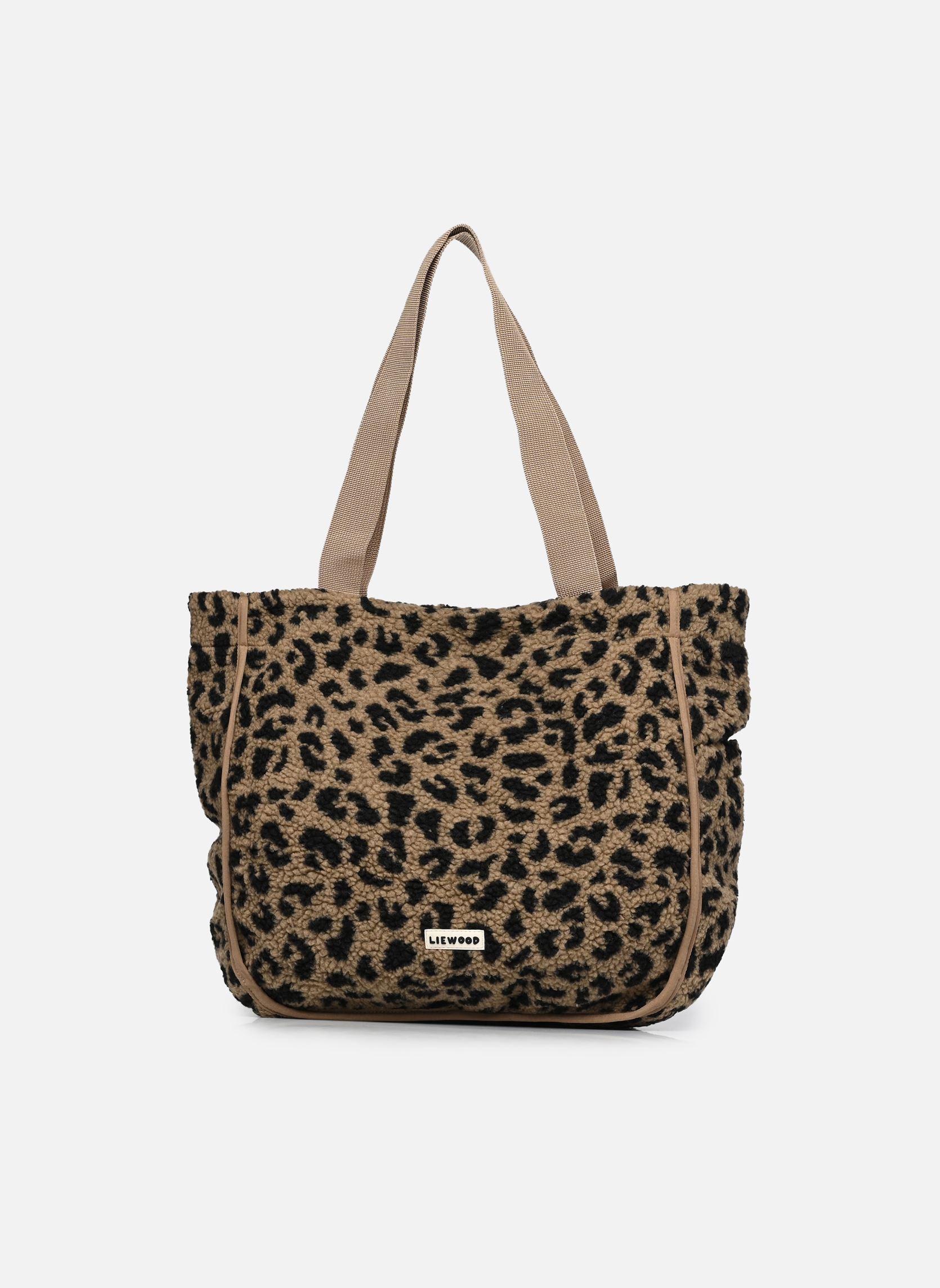 Grote winkelzak Reed Pile Totebag dames bruin Liewood Grote winkelzak Reed Pile Totebag dames bruin Mega leo / Oat mix