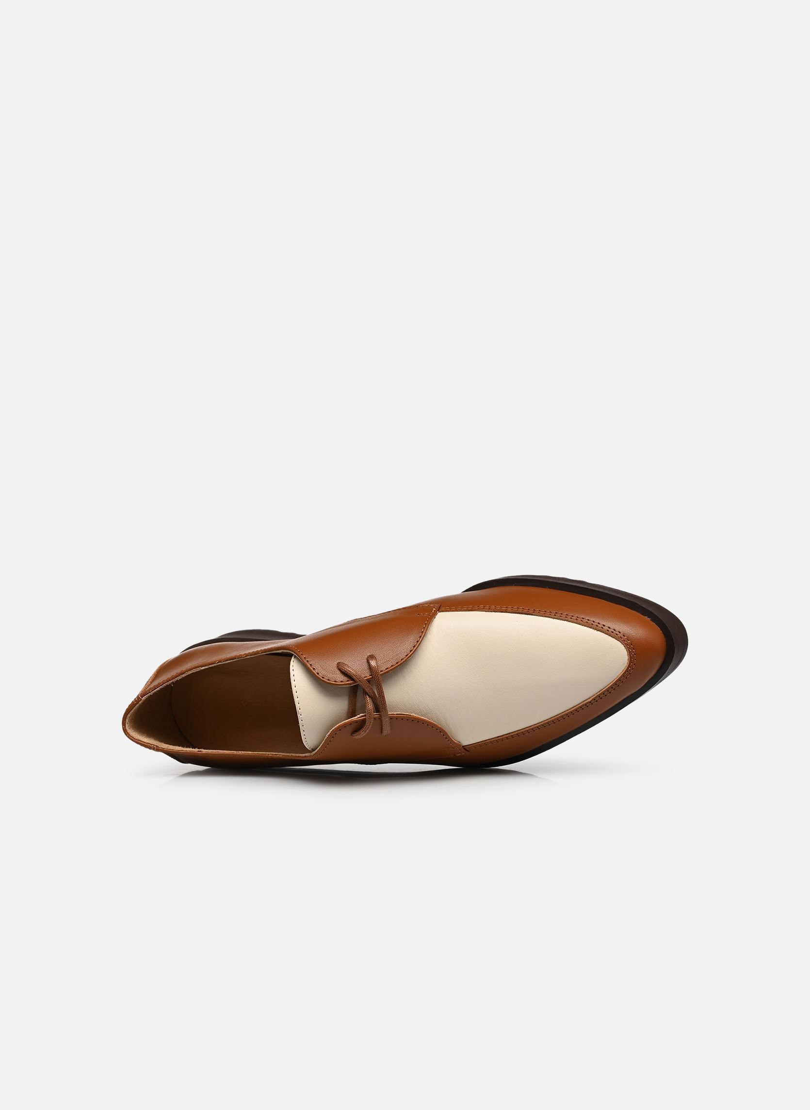 Derby schoenen Briga dames bruin Georgia Rose Derby schoenen Briga dames bruin COGNAC-CREME