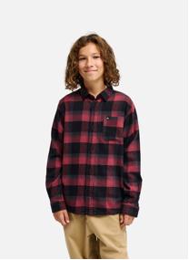 Chemises Motherfly Plaid garçon noir