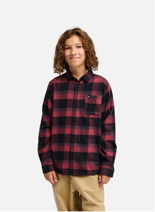 Quiksilver Chemises Motherfly Plaid garçon rouge
