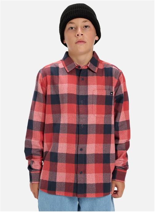 Quiksilver Chemises Motherfly Plaid garçon rose