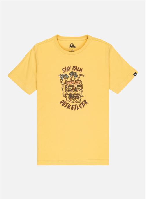 Quiksilver Tee-shirts Ev Stay Palm garçon jaune