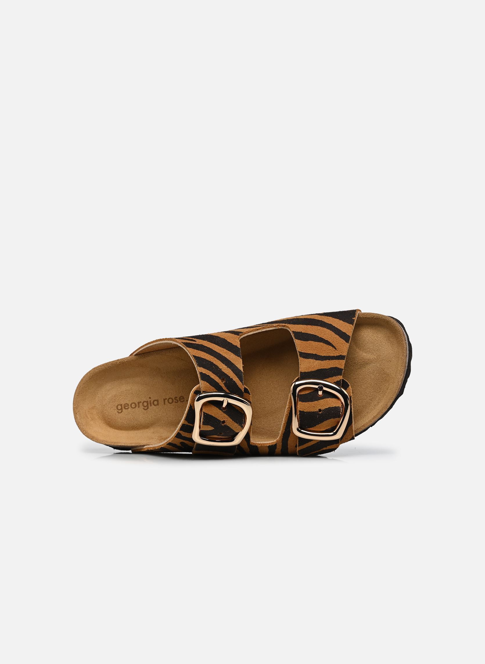 Mules Blade femme marron Georgia Rose Mules Blade femme marron ZEBRE COGNAC