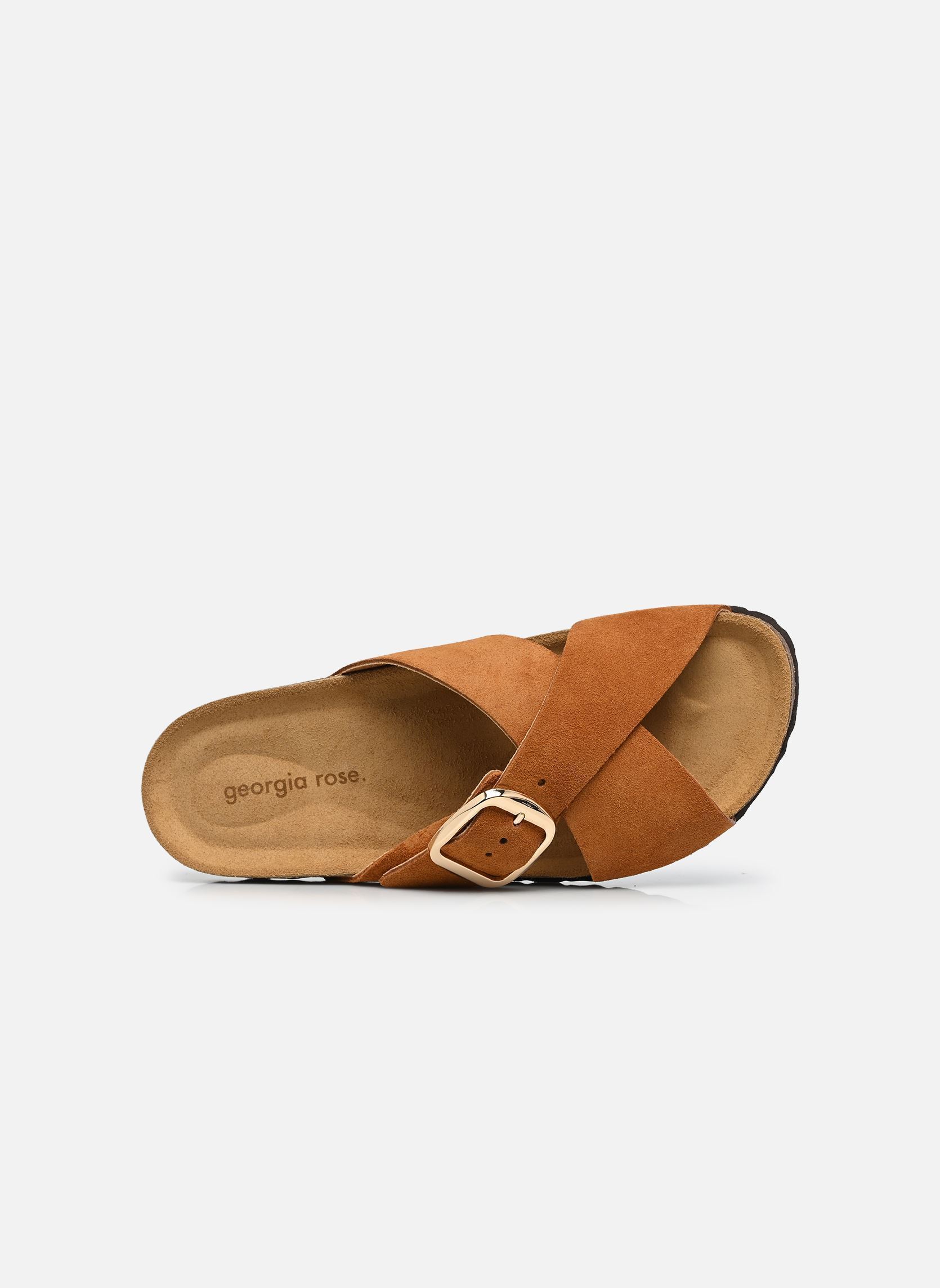 Mules Bania femme marron Georgia Rose Mules Bania femme marron Cognac