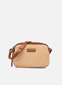Sacs bandoulière Sac trotteur Zippé Mini Osier femme marron Lancaster Sacs bandoulière Sac trotteur Zippé Mini Osier femme marron COGNAC