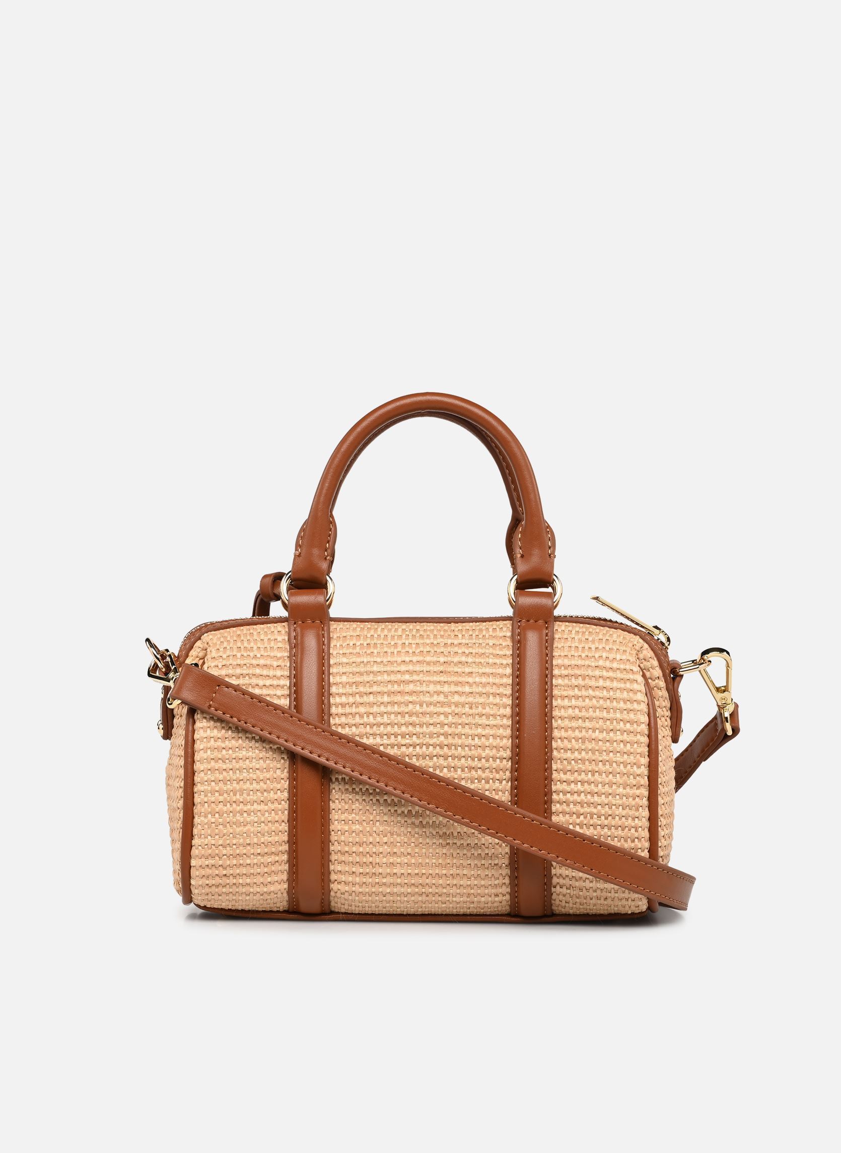 Handtassen Sac polochon Zippé Mini Osier dames bruin Lancaster Handtassen Sac polochon Zippé Mini Osier dames bruin COGNAC