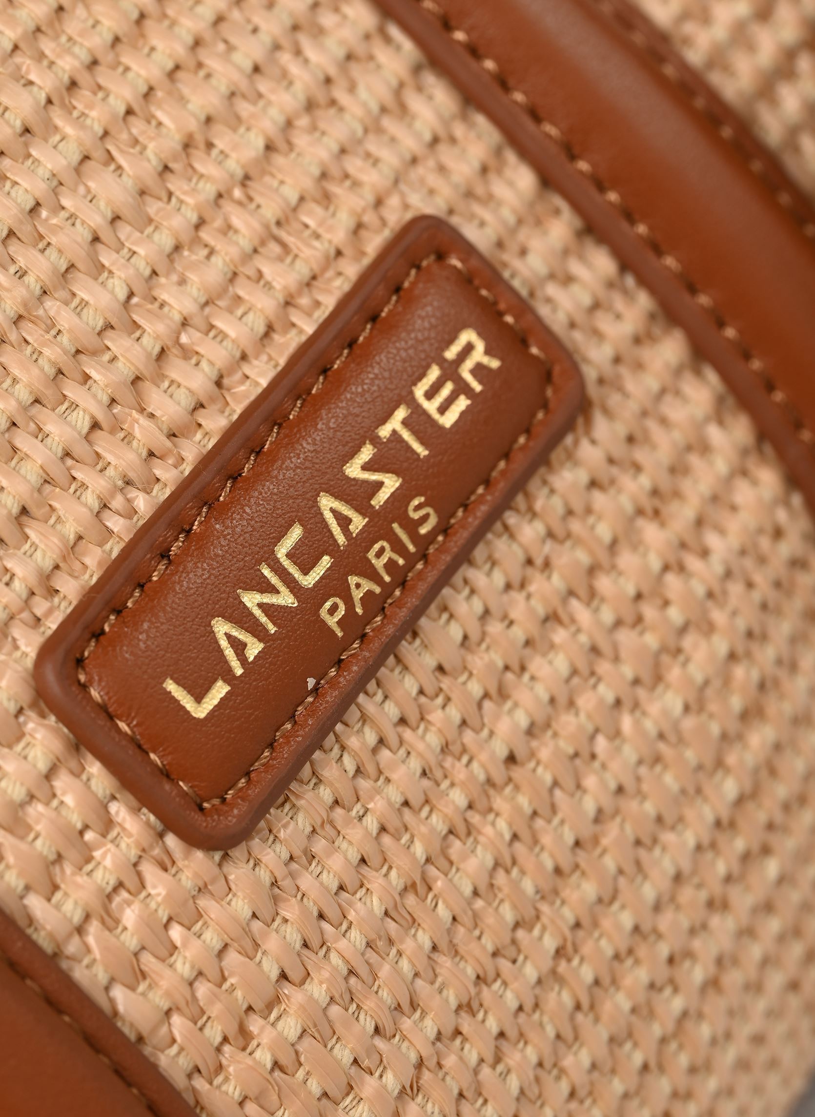Handtassen Sac polochon Zippé Mini Osier dames bruin Lancaster Handtassen Sac polochon Zippé Mini Osier dames bruin COGNAC