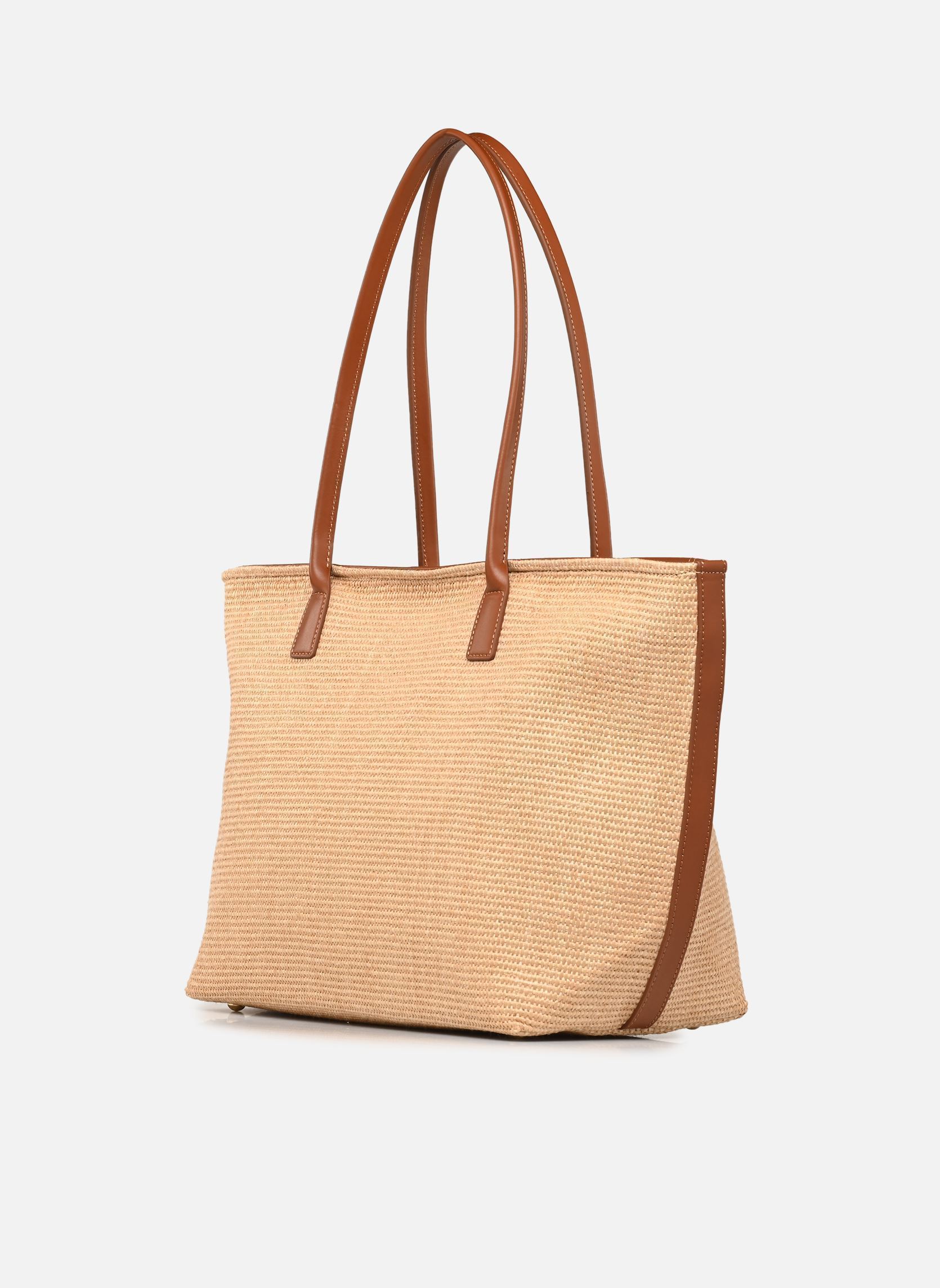 Cabas Sac cabas épaule Zippé KBA Marinière Osi femme marron Lancaster Cabas Sac cabas épaule Zippé KBA Marinière Osi femme marron COGNAC