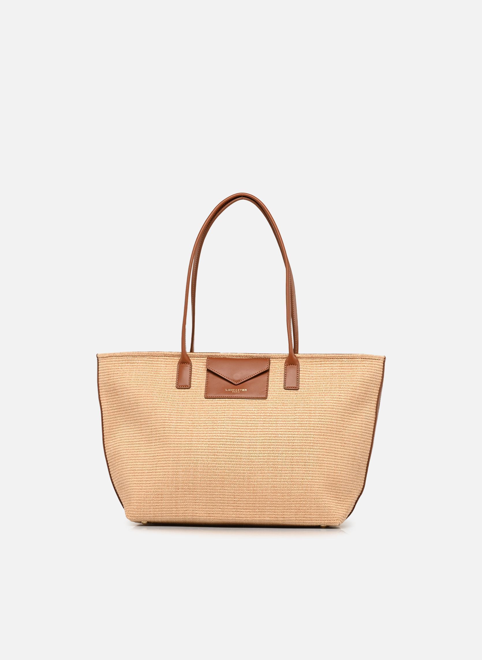 Cabas Sac cabas épaule Zippé KBA Marinière Osi femme marron Lancaster Cabas Sac cabas épaule Zippé KBA Marinière Osi femme marron COGNAC