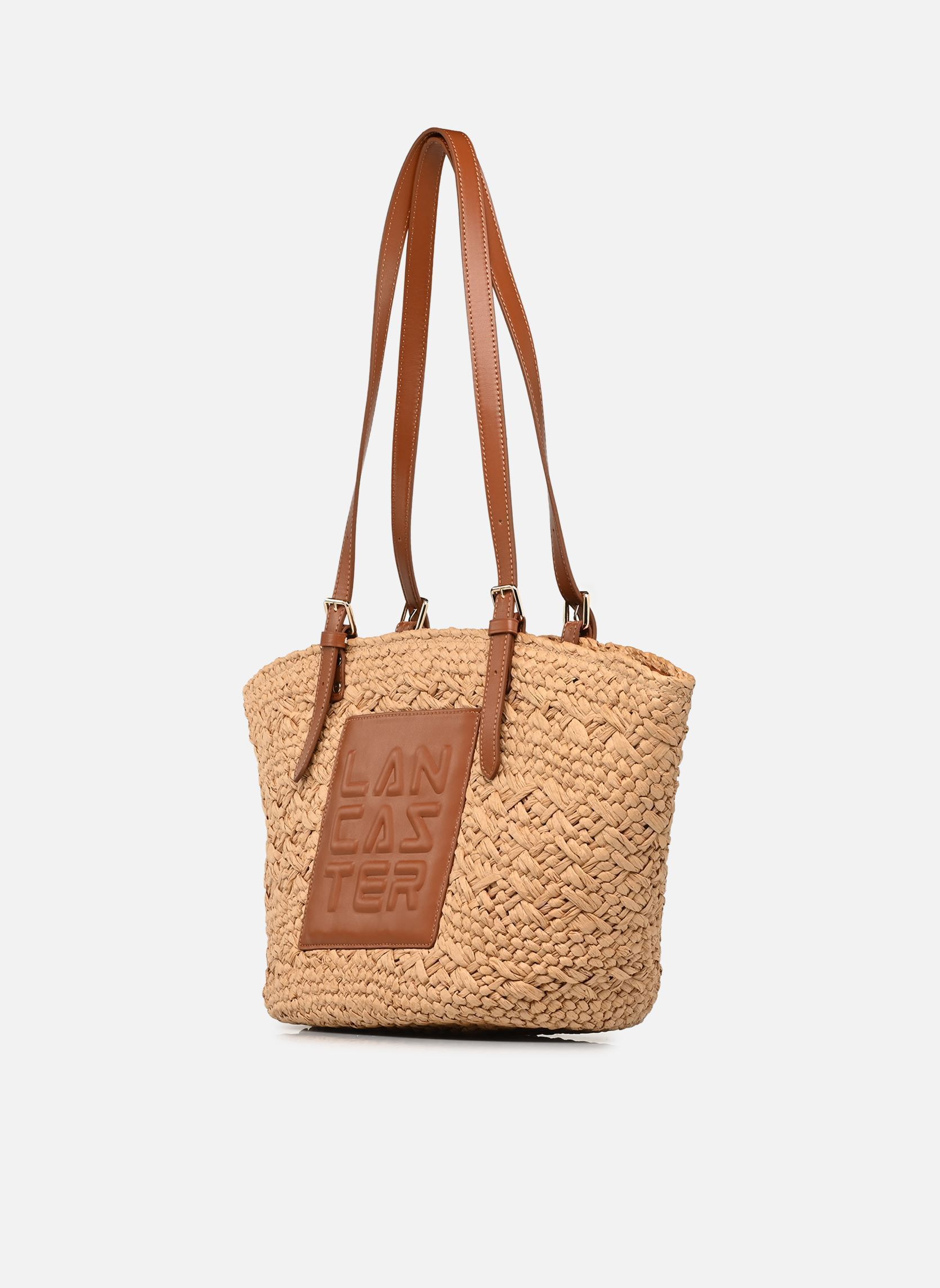 Körbe Le Panier Osier & Cuir damen braun Lancaster Körbe Le Panier Osier & Cuir damen braun COGNAC