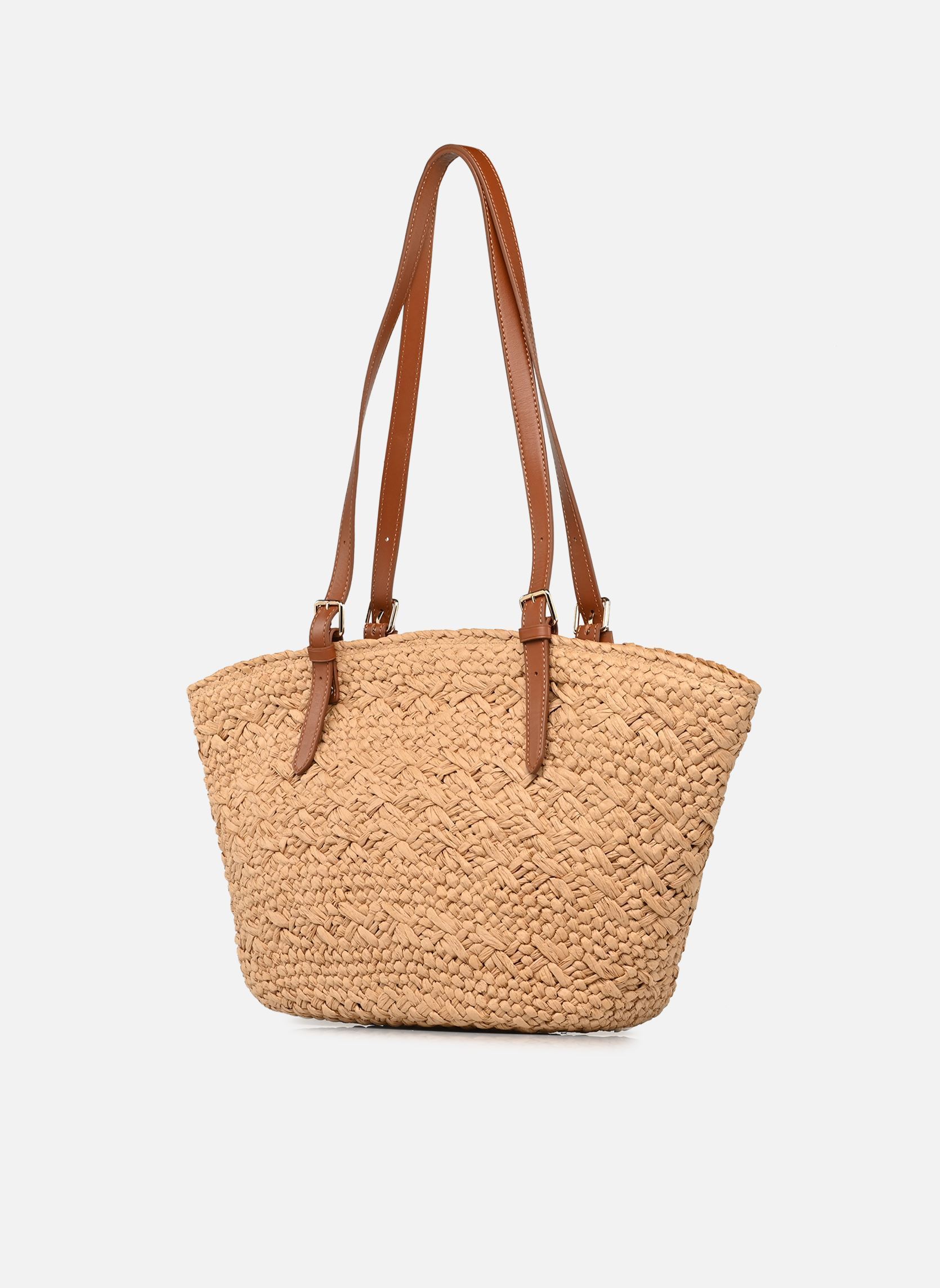 Körbe Le Panier Osier & Cuir damen braun Lancaster Körbe Le Panier Osier & Cuir damen braun COGNAC