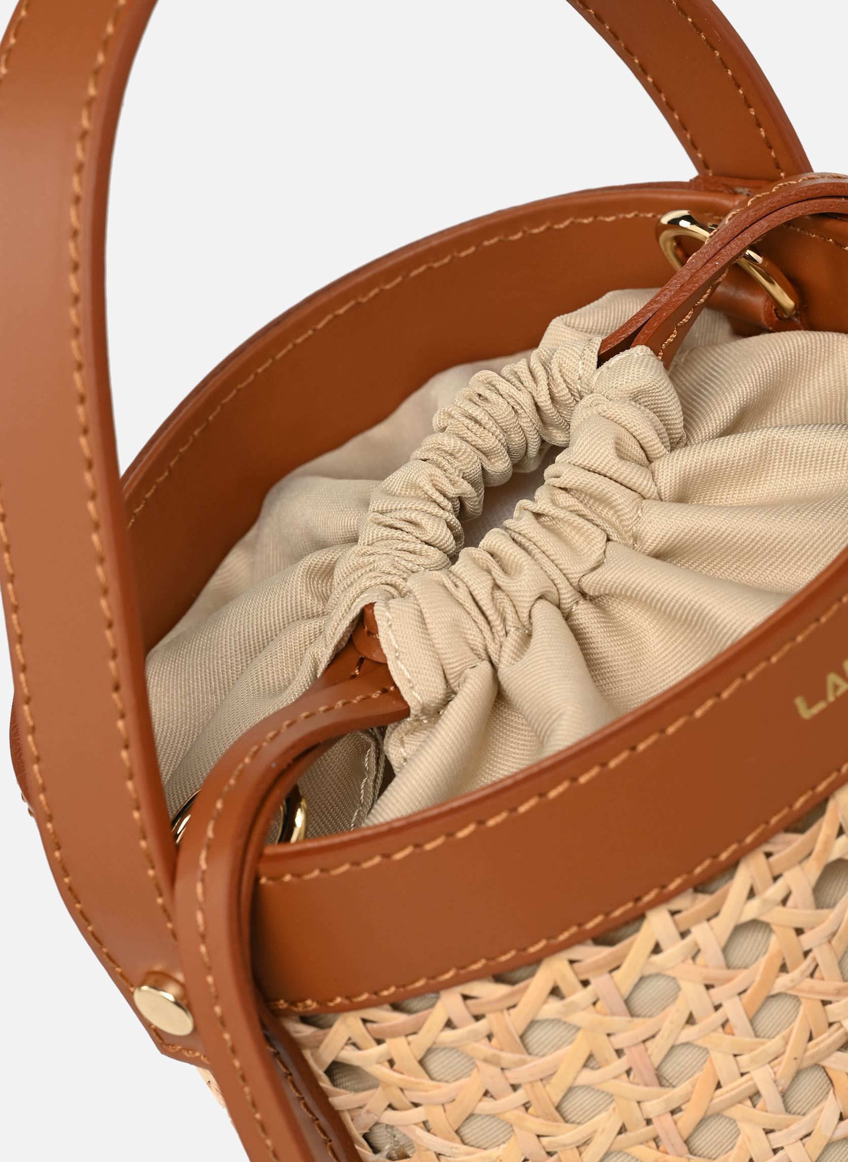 Handtaschen Sac seau A lacets coulissants S Cannage damen braun Lancaster Handtaschen Sac seau A lacets coulissants S Cannage damen braun CAMEL